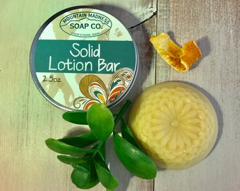 Organic Solid Lotion Bars