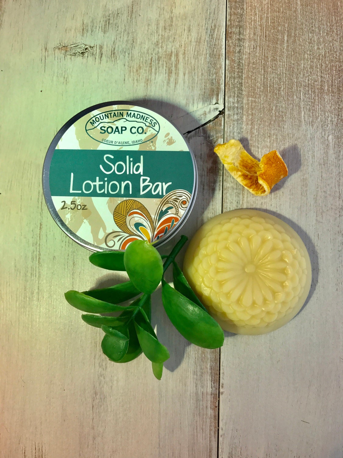 Organic Solid Lotion Bars