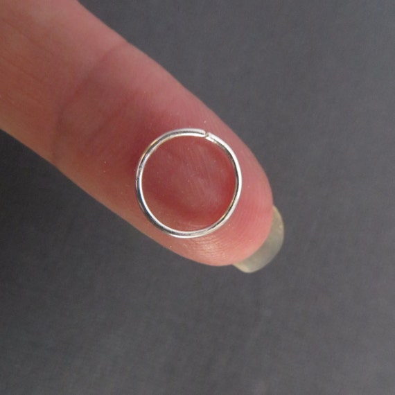Nose Ring Cartilage Tiny Sleeper 8mm Piercing Jewelry
