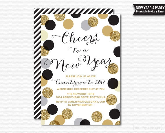 2014 New Years Party Invitations Free Printable 6