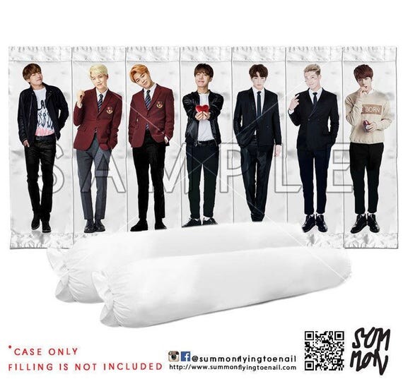 BTS Bangtan Boys Body Pillow Case Version 1