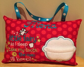 Personalized Tooth Fairy Pillow