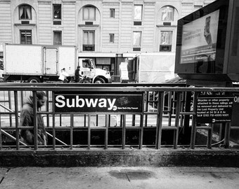 Nyc subway photo | Etsy