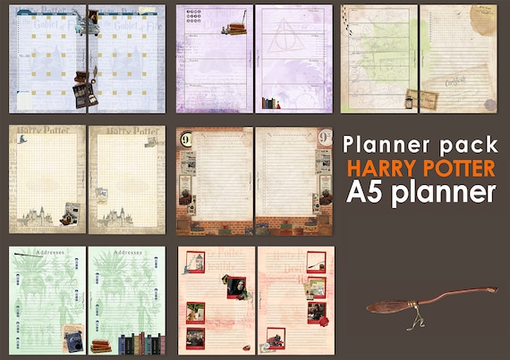 Printable Harry Potter Planner Pages