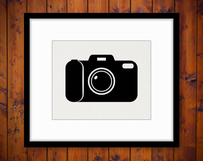 Camera Image Digital Printable Graphic Download Illustration Vintage Clip Art Jpg Png Eps HQ 300dpi No.3997