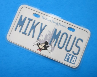 mickey license plate shirt