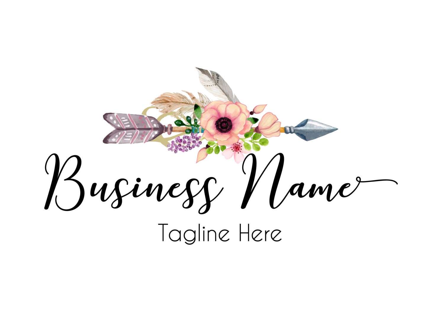 Download DIGITAL Logo Photography Custom Logo design flowers and