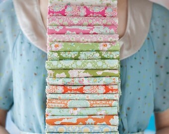 Tilda Bumblebee Fabric, Fat Quarters only, Fat Quarters 18 fabrics, Tilda fabric, Bumblebee Fabric, online quilting fabric Australia