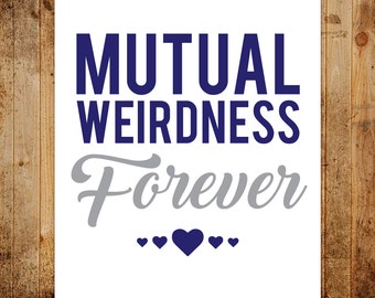 Mutual weirdness | Etsy