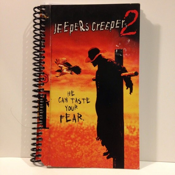 Jeepers Creepers 2 Recycled VHS Blank Spiral 100Page Notebook