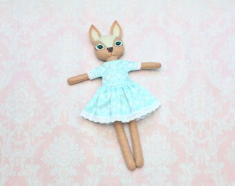 Deer doll Handmade fawn doll Deer plush Woodland deer plush Stuffed fawn Felt Reindeer plush Deer stuffed Animal Heirloom doll Fawn softie