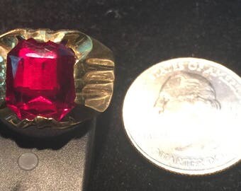 Men ruby pinky rings | Etsy