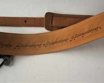 Custom Suede Guitar straps, guitar straps. personalized guitar straps, guitar strap, tan