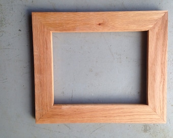 Custom 8.5x11 Wood Picture Frames, Handmade from Oak Wood