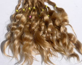 Combed mohair / 8-9 inches / Doll Hair / Combed mohair for doll hair/ BGD doll/ doll wig/ Blythe