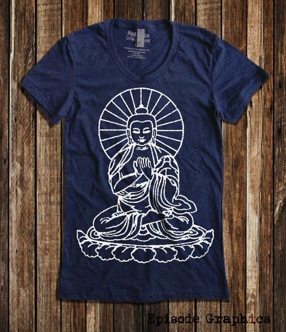 buddha print shirt