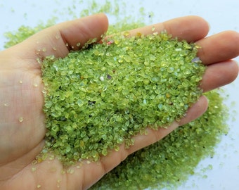 Small Green Peridot Stones, Tiny Stones, Chip Stones, Small Peridot Rocks, Tiny Rocks, Tiny Stones, Natural Stones, Natural Green Peridot