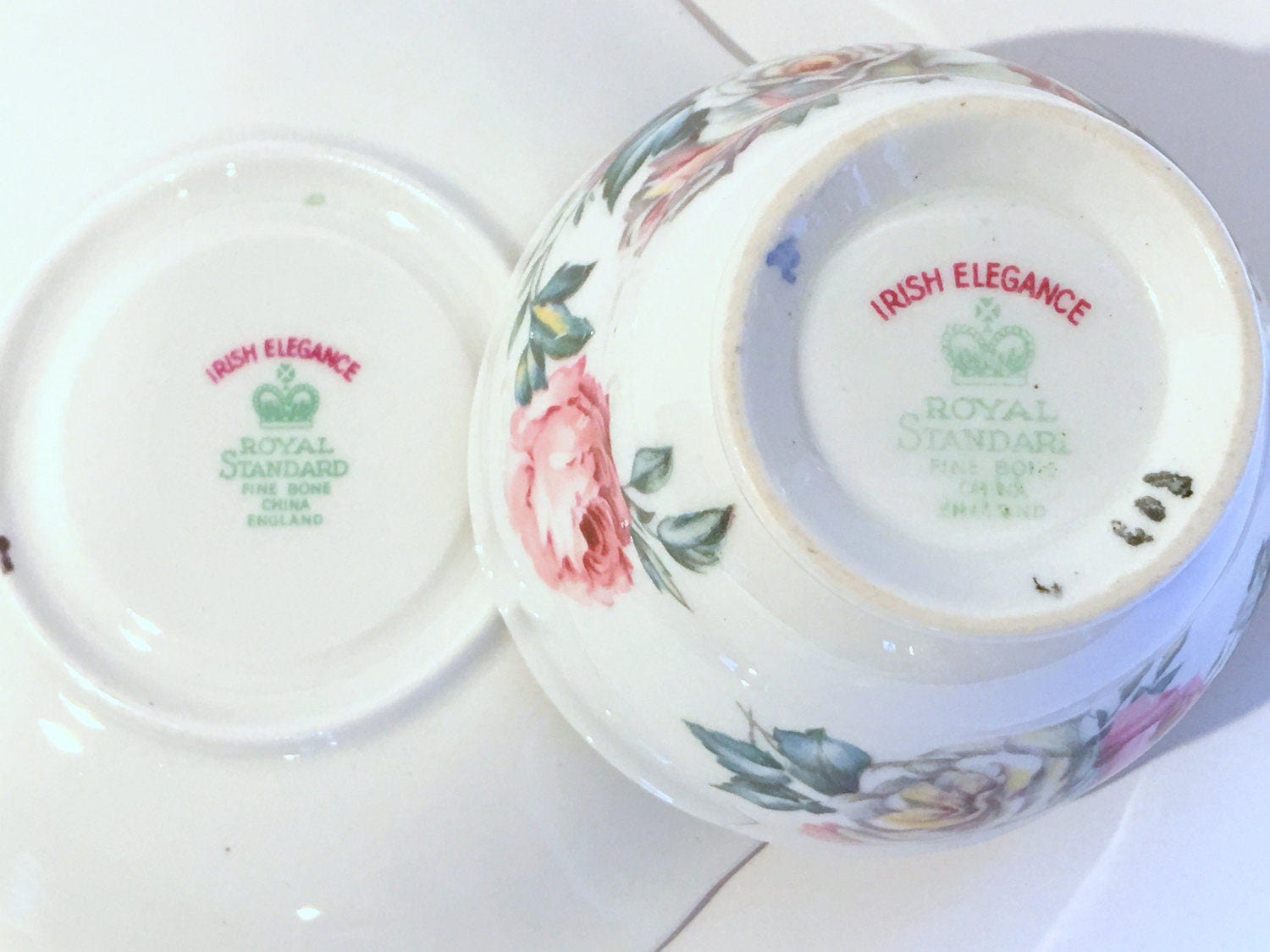 Irish Elegance by Royal Standard Bone China, Made in England, Tea Cups ...