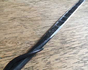 Personalized Hand Forged Letter Opener, Gifts for Men, Gifts for Women, Graduation Gift, Iron Anniversary, Steel Anniversary