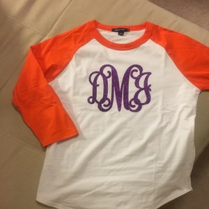 mlb monogram tee