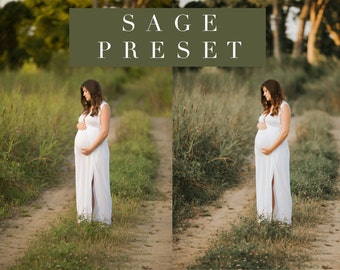 Sage - Lightroom Preset for Photographers - One Click Edit - Instant Digital Download