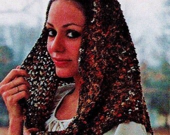 Crochet Scarf Vintage Crochet Pattern Download
