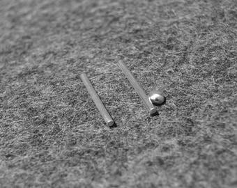 Silver drop earrings/Sterling silver earrings/Asymmetric earrings/earrings silver/Unique