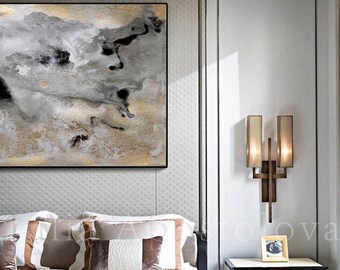 Silver And Gold Wall Art view watercolor / gold leafjuliaapostolova on etsy Silver And Gold Wall Art view watercolor / gold leafjuliaapostolova on etsy