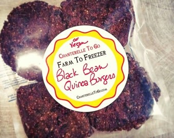 Vegan Chipotle Black Bean Burgers