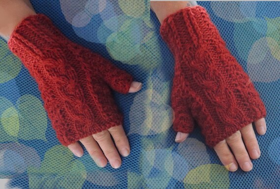 For Men Fingerless Gloves 100% Cashmere Warm Cozy Hand Warmers Stocking Stuffers Elegant Design Women Gloves