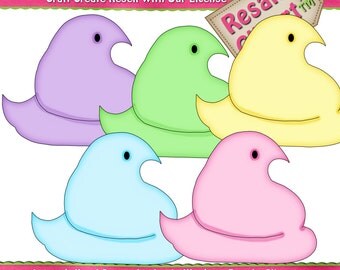 Clip Art Peeps Clipart peeps clipart etsy easter candies clip art digital download