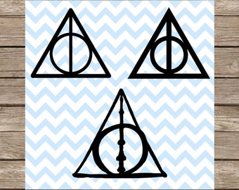 Download Deathly hallows svg | Etsy