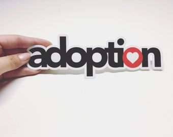 Adoption sign | Etsy