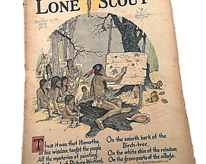 Lone Scout - The Real Boys Magazine November 15 1919 - Mad Moon,