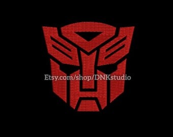 Transformers Autobot Machine Embroidery Design - 6 Sizes - INSTANT DOWNLOAD