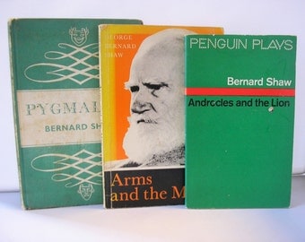 THREE George Bernard Shaw Plays, Androcles and the Lion, Arms & the Man, Pygmalion twentieth century literature English Irish 75