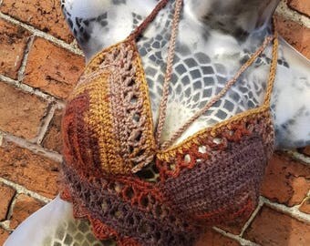 Crochet Festival Hippy Bikini Top