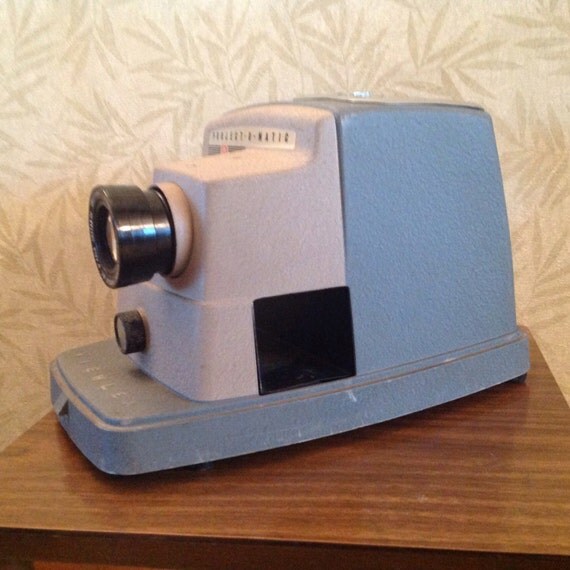 Vintage slide projector ProjectOMatic projector Viewlex