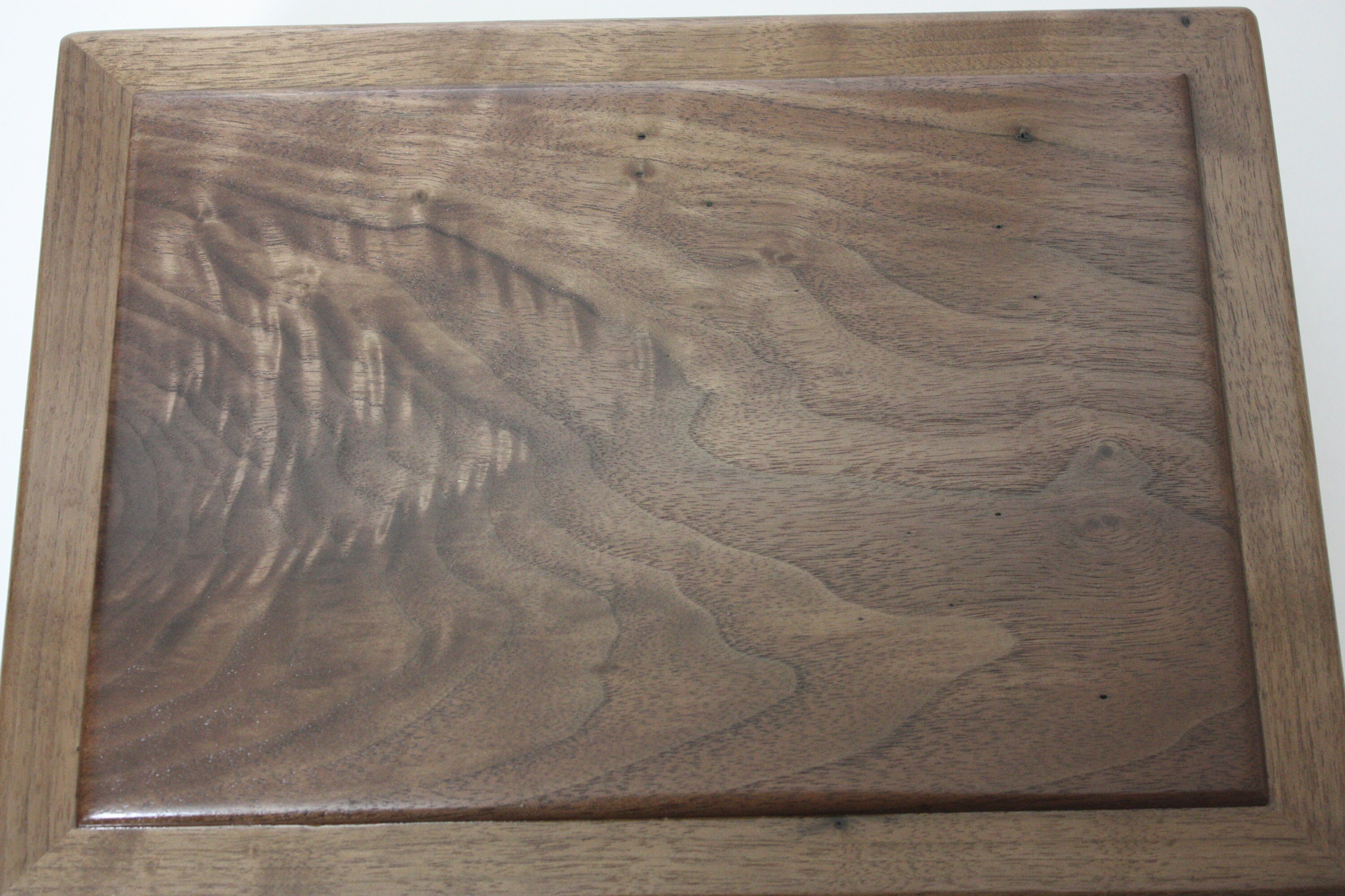 Large Walnut Locking Box