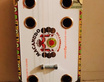Cigar Box Guitar 3 String Electric
