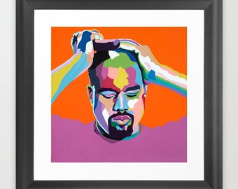 Chang3d Man by Vakseen 2Pac Tupac Art Rapper Painting