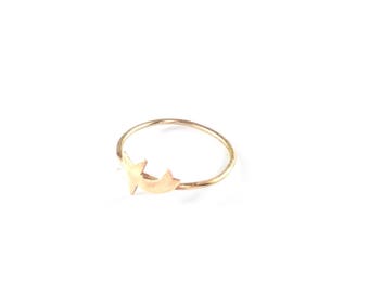 Stackable Shooting Star Constellation Ring