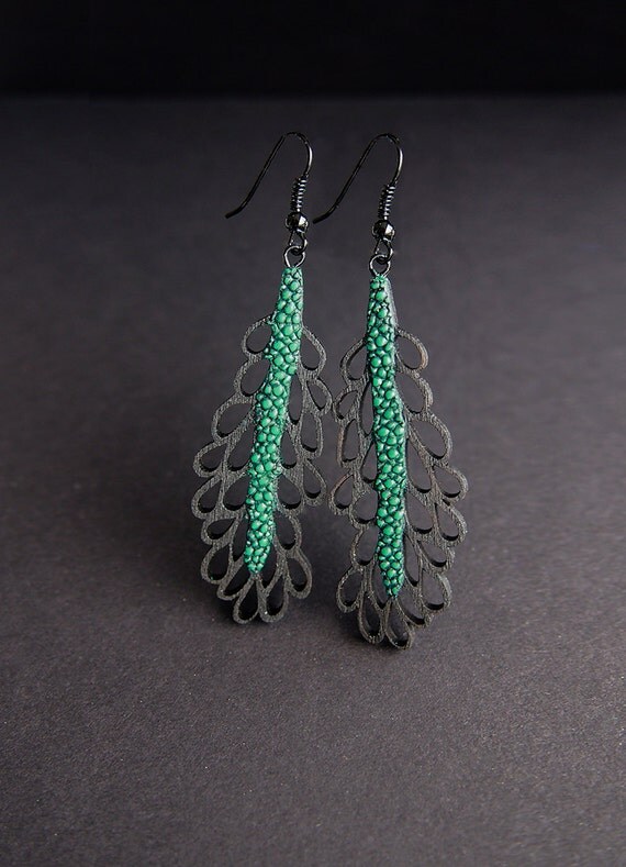 Limited edition designer earrings, modern, contemporary jewelry design 