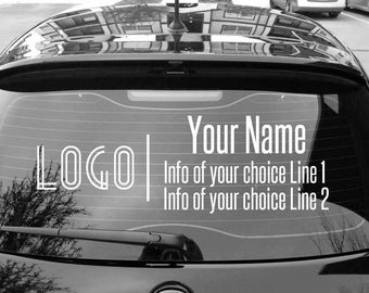 Fashion consultant, car decal, advertising decals, fashion decal, marketing tools, approved fonts