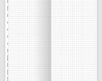 Weekly View Dot Grid Page Wo1P Traveler's Notebook