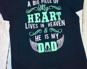 Dad in heaven | Etsy