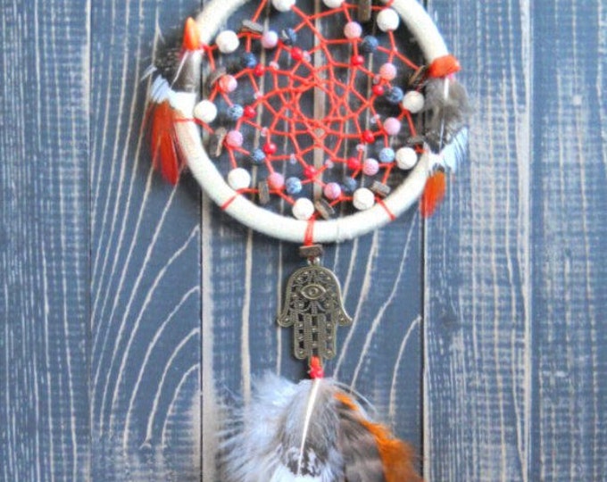 Dreamcatcher hippie Dream catcher Small dream catcher Dream catcher wall hanging Home decor wall art Boho décor Gypsy Home Decor Home living