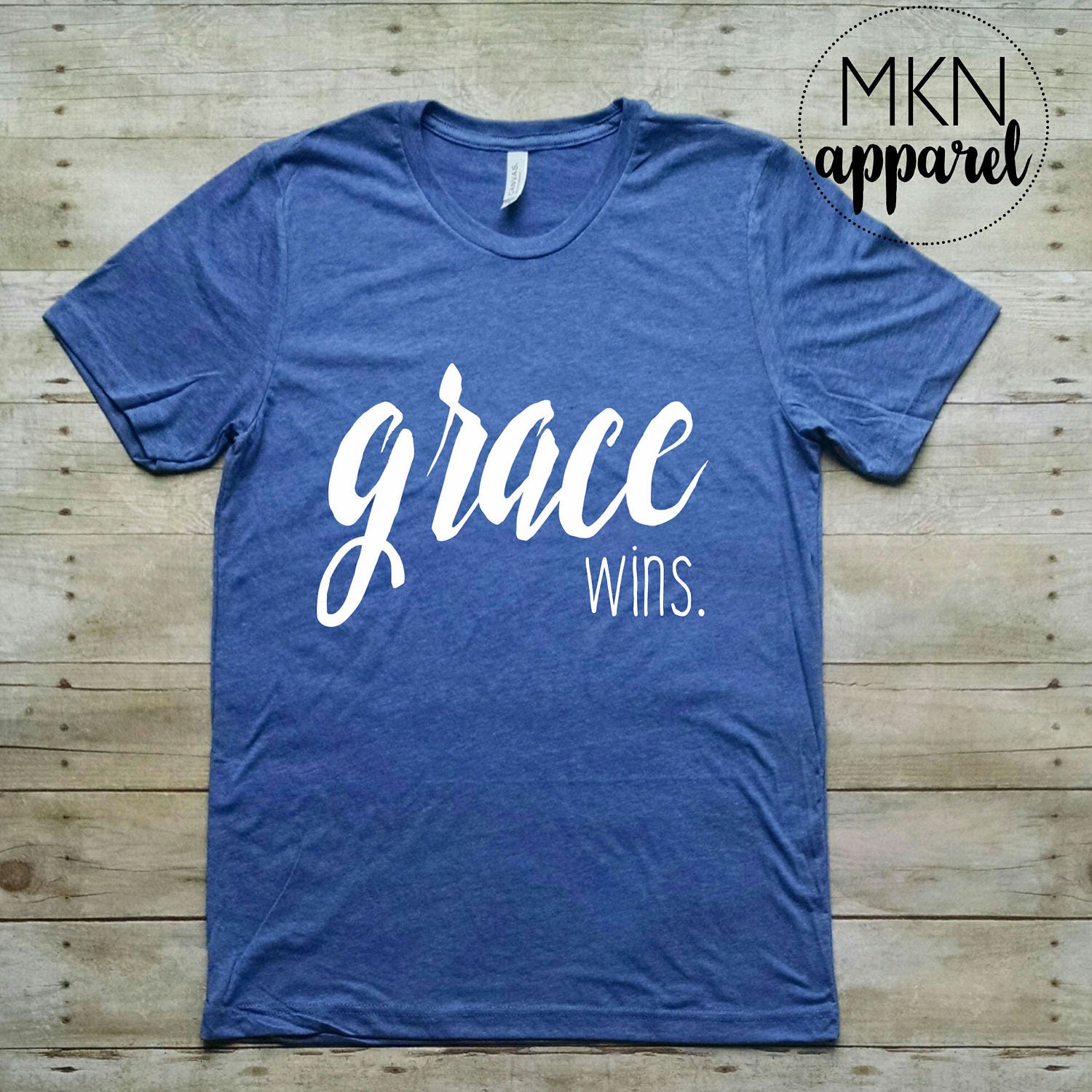 Grace Wins Shirt, Christian Shirt, Cute Bible Shirt, Christian Graphic Tee