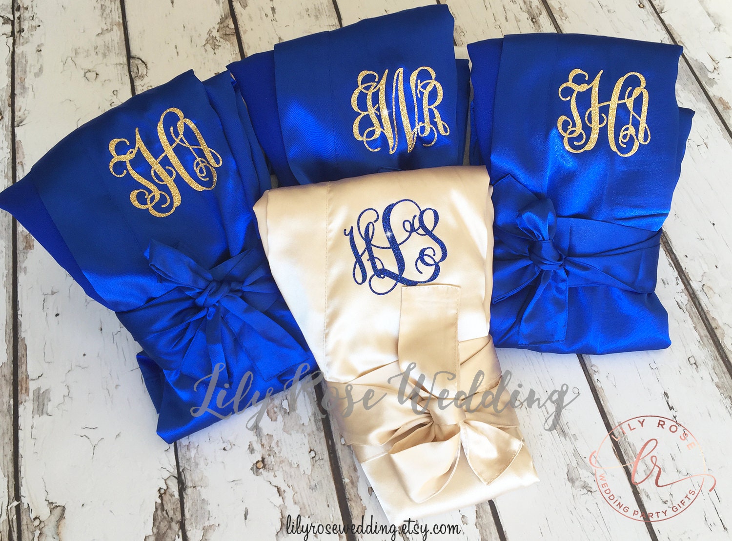 Bridesmaid Robes Bride Robe Personalized Robes Bridal