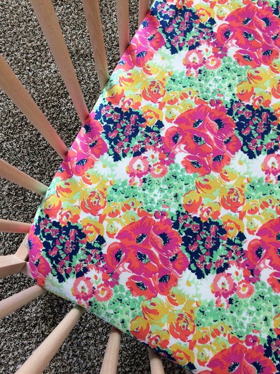 SALE Crib Sheet Changing Pad Cover Baby Blanket Bright